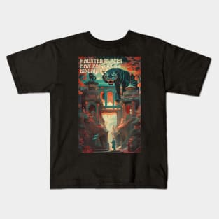 Haunted Places Haw Par Villa Singapore Ghost Kids T-Shirt